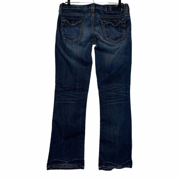 MEK Avondale Embroidered Bootcut Jeans 28 29 - Picture 6 of 9